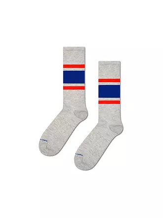 HAPPY SOCKS | Damen Socken SIMPLE STRIPE 36-40 grey | 